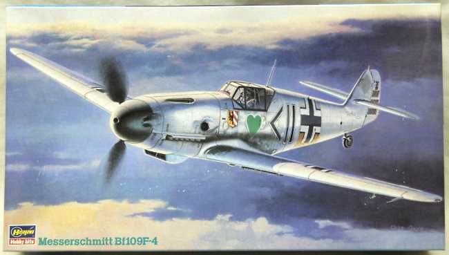 Hasegawa 1/48 Messerschmitt Bf-109 F-4 - (Bf109F4), JT27 plastic model kit